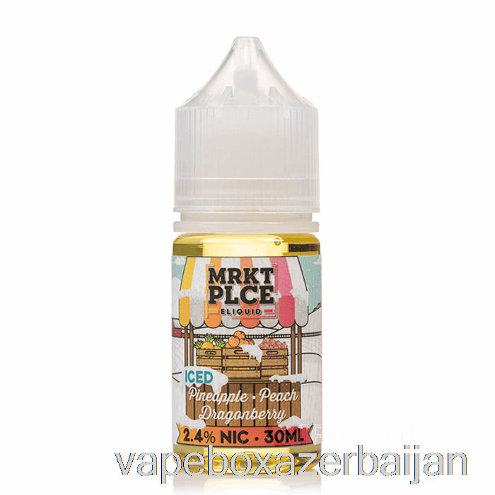 Vape Smoke Ice Pineapple Peach Dragonberry - MRKT Salts - 30mL 24mg